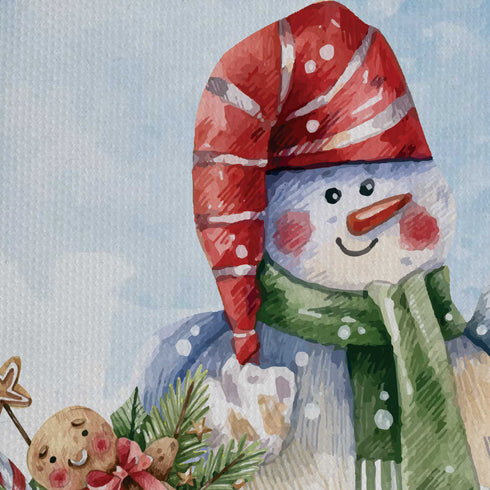 Snowman - Christmas Theme Printed Tote Bag - Uncommongifts.in